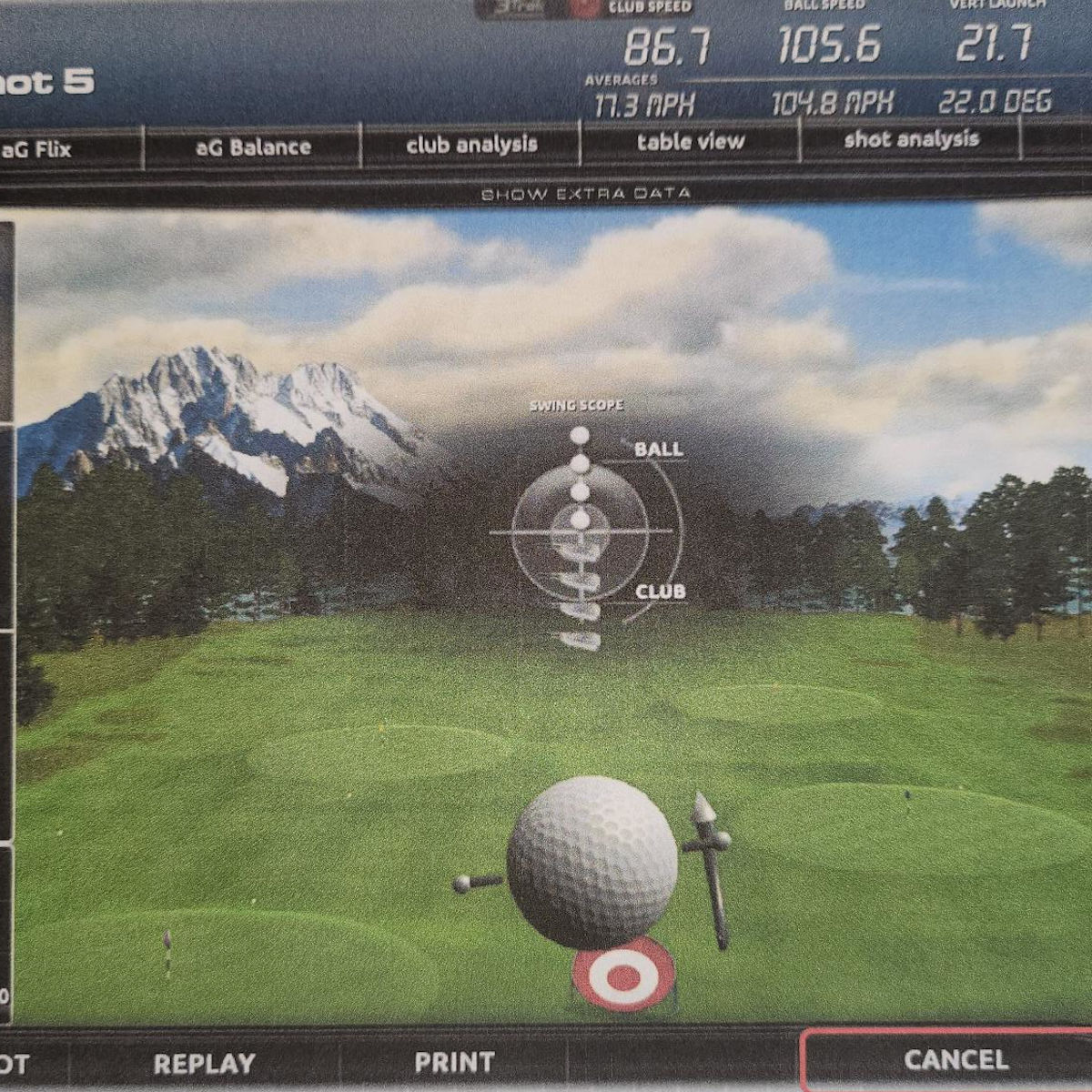 Simulator golf