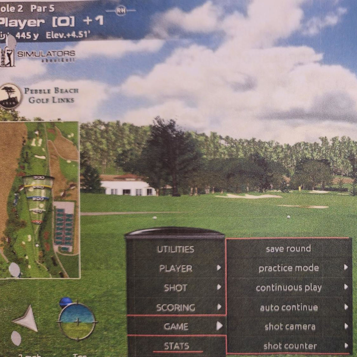 Simulator golf