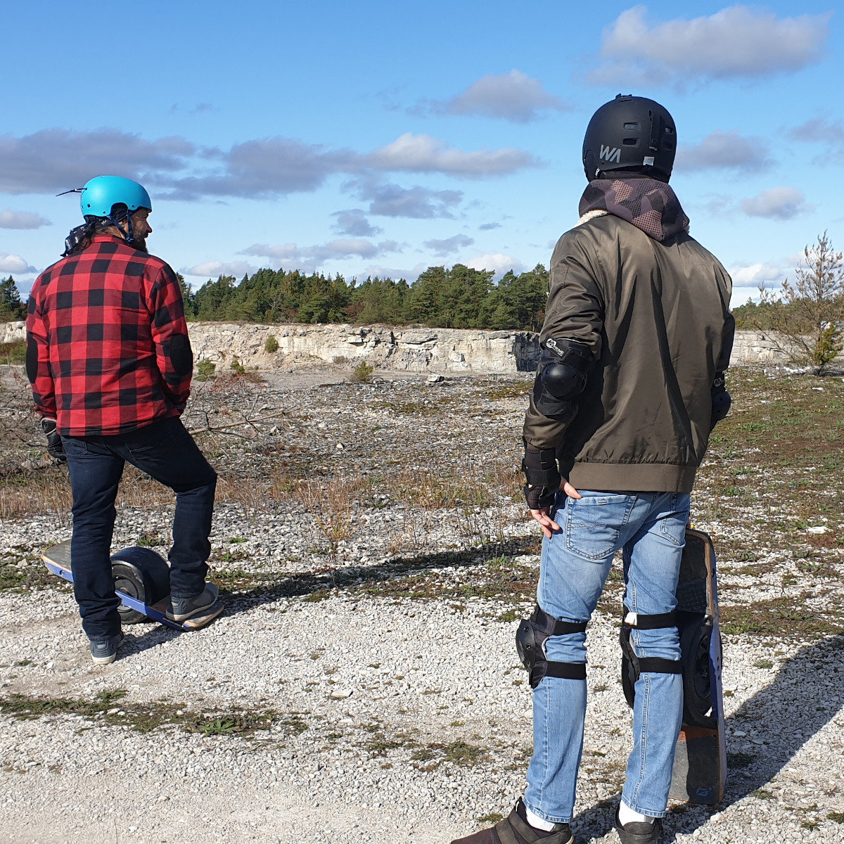 Onewheel Gotland nature